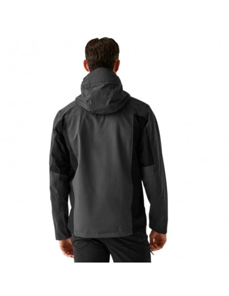 CHUBASQUERO IMPERMEABLE 15.000 MM HOMBRE REGATTA BIRCHDALE II GRIS
