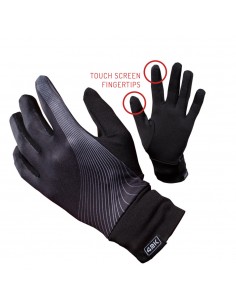 Guantes negros running 42K NEGROS