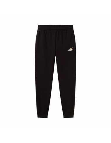 PANTALÓN CHANDAL PUMA NEGRO ALGODON SIN PERCHAR