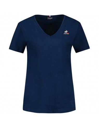 CAMISETA BASICA MUJER LE COQ SPORTIF AZUL MARINO