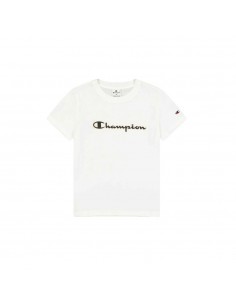 Camiseta blanca logo Champion blanca mujer
