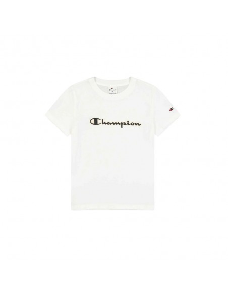 Camiseta blanca logo Champion blanca mujer