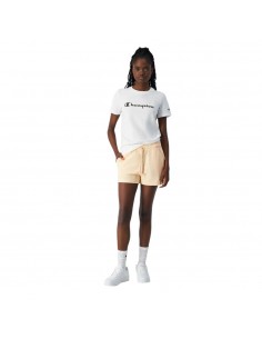 Camiseta blanca logo Champion blanca mujer 2