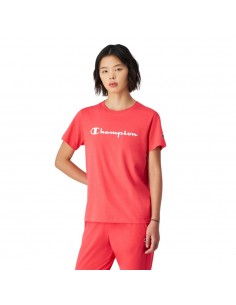 Camiseta rosa champion rosa mujer