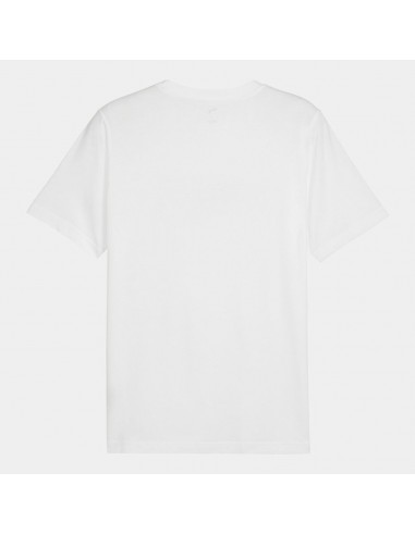 PUMA CAMISETA ESS LOGO LAB TEE, PUMA WHITE