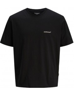 Camiseta JACK & JONES JORSPLIT BACK TEE 12272996 NEGRO Negro