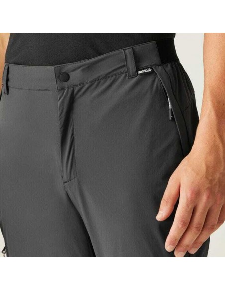PANTALON LARGO REGATTA-TravelLightZ/OTrs-RMJ30761I-GRIS ANTRACITA- para HOMBRE