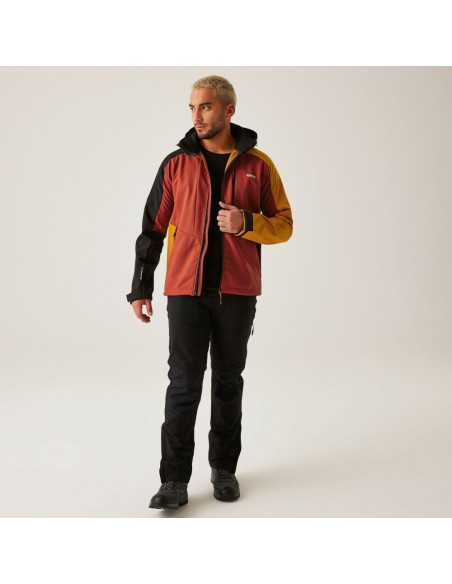 Softshell Regatta Hewitts X Full Zip Hooded Jacket RedOchre