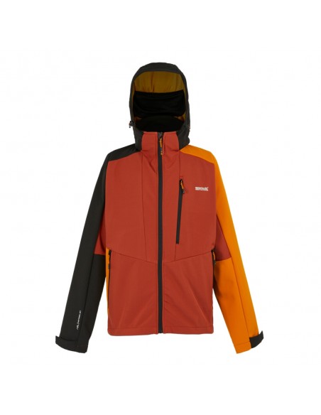Softshell Regatta Hewitts X Full Zip Hooded Jacket RedOchre
