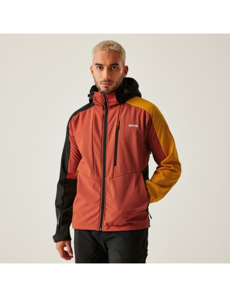 Softshell Regatta Hewitts X Full Zip Hooded Jacket RedOchre