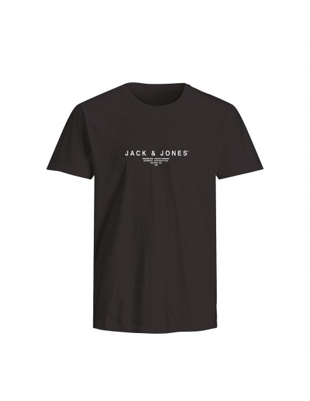 Camiseta JACK & JONES JPRBLAHARRIS SS TEE CREW NECK FST 12276646 NEGRO Negro