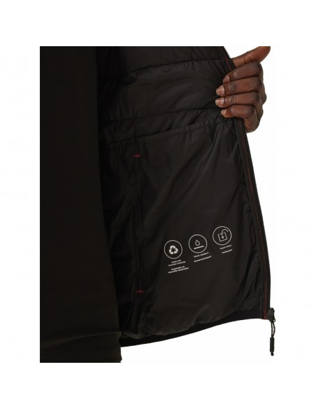 Regatta Chaqueta Ligera HoodedHillpackIII  RedOchre/Blk