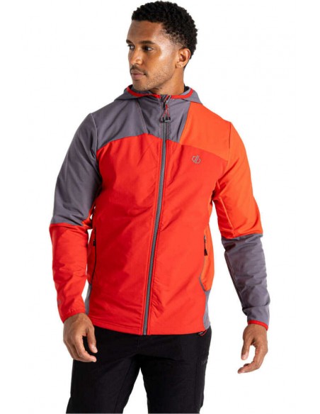 Chaqueta Softshell ligero Dare2b Lattitudinal III Sh GR RED