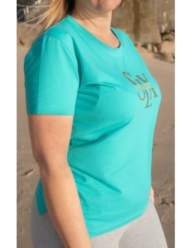 Camiseta clasica verde SLX verde mujer