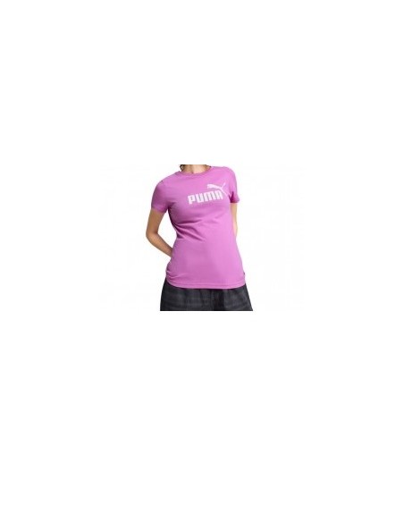 Camiseta PUMA ESS No. 1 Logo Tee (s) - Wild Berry SS25 682371 89 RosaRojo