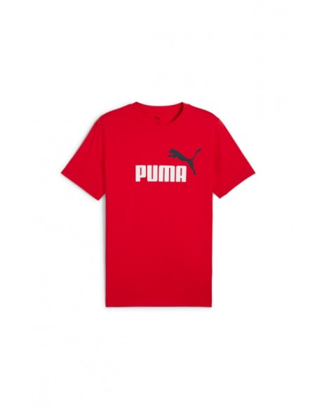 Camiseta PUMA ESS 2 COLOR No. 1 Logo Tee C/O 684708 11 Rojo