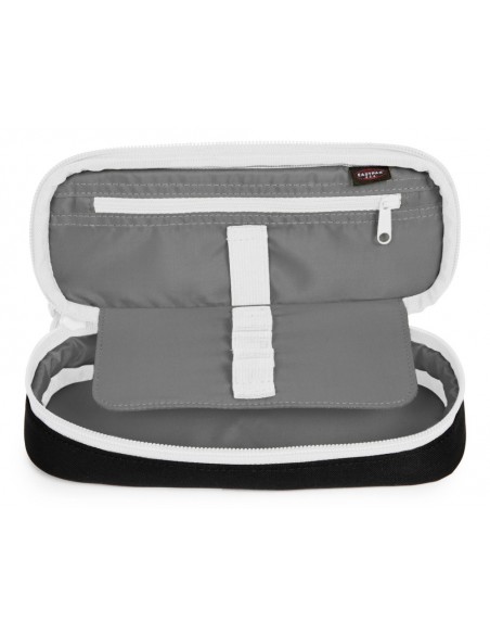 ESTUCHE EASTPAK OVAL SINGLE U67 KONTRAST NEGRO/BLANCO