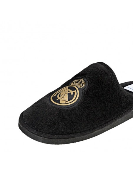 Zapatilla estar en casa Real Madrid negro Marpen negra