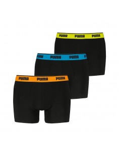 Boxer PUMA MENS BOXER 3 P 701234187 006 Negro