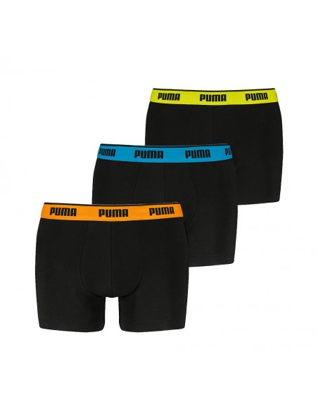 Boxer PUMA MENS BOXER 3 P 701234187 006 Negro