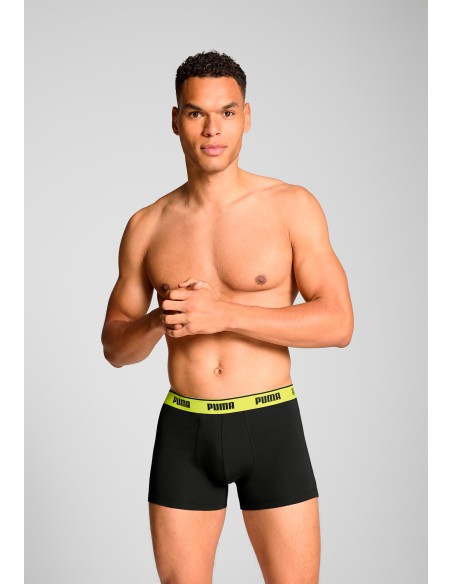 Boxer PUMA MENS BOXER 3 P 701234187 006 Negro