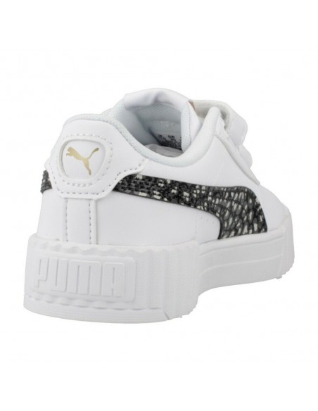Calzado multideporte Puma-Carina 3.0 Animal V PS-402272-01-BLANCO-NEGRO NIÑA