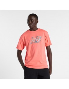 Camiseta NEW BALANCE NAT LOGO SS MT51920 DTR Rosa