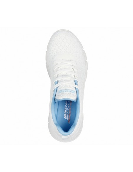 Calzado Sneaker-Skechers BOBS B FLEX - QUICK PIVOT 117328-OFWT MUJER-BLANCO
