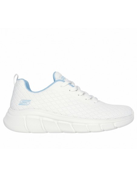 Calzado Sneaker-Skechers BOBS B FLEX - QUICK PIVOT 117328-OFWT MUJER-BLANCO