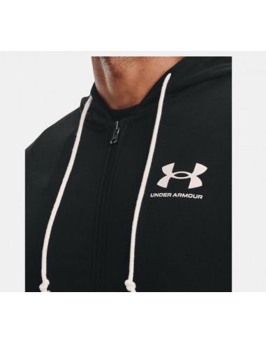 Chaqueta UA RIVAL TERRY LC HD-BLK