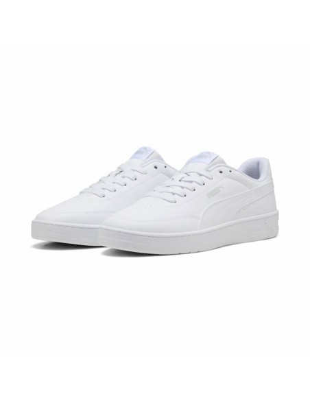 Calzado multideporte Puma-Court Classic Clean-402223-02-BLANCO-GRISES UNISEX