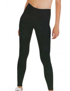 Malla pitillo Slim fit negra Frama negra mujer