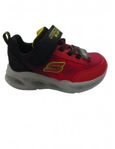 Zapatilla roja  SKECHERS METEOR-LIGHTS- NIÑO-ROJO
