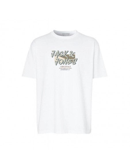 Camiseta JACK & JONES JORVARENNA TEE 12277944 BLANCO Blanco