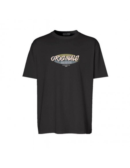 Camiseta JACK & JONES JORVARENNA TEE 12277944 NEGRO Negro
