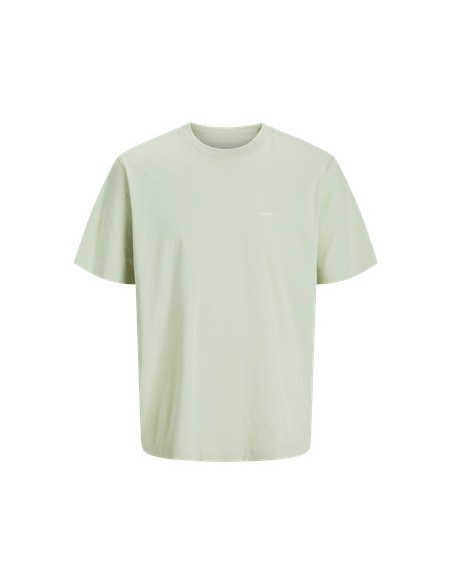 Camiseta JACK & JONES JORVARENNA PAINTED BACK TEE SS CRE NECK 12273646 Verde Verde