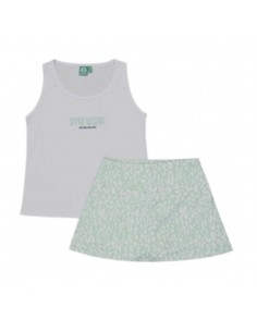 Conjunto blanco-verde GO&WIND blanco-verde niña