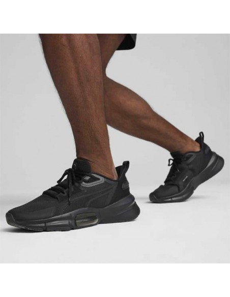 Calzado Fitness PUMA 379482-02-PWRFrame TR 3-HOMBRE-NEGRO-VERDE