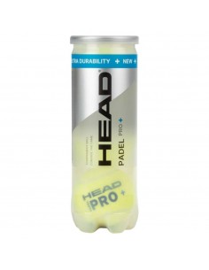 Bote 3 pelotas Head Padel pro +