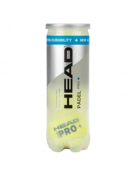 Bote 3 pelotas Head Padel pro +