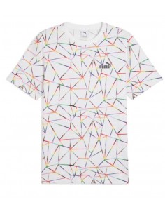 Camiseta PUMA LOVE UNITED AOP Tee   684700 02 Blanco 2