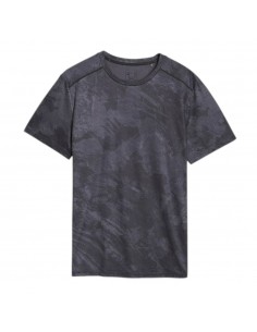 Camiseta negra 4F negra hombre