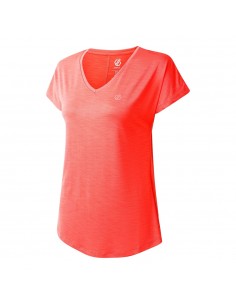 Camiseta pico rosa Dareb rosa mujer 2