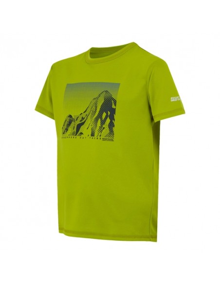 Camiseta manga corta  Verde Regatta  AlvaradoIX  RKT162-4EH  UNISEX JUNIOR  VERDE