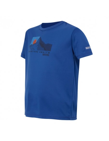 Camiseta manga corta  Azul Regatta  AlvaradoIX  RKT162-8PT  UNISEX JUNIOR  AZUL
