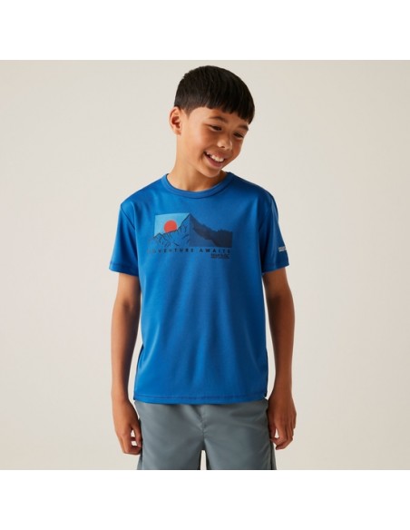 Camiseta manga corta  Azul Regatta  AlvaradoIX  RKT162-8PT  UNISEX JUNIOR  AZUL