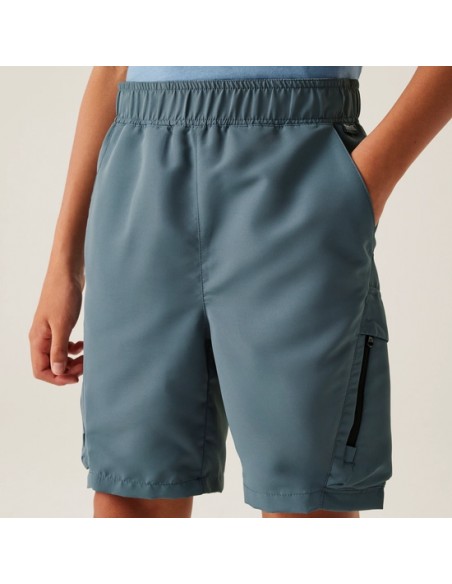 Pantalón corto outdoor  Gris Regatta  SorcerShortsIII  RKJ143-S7G  UNISEX JUNIOR  GRIS