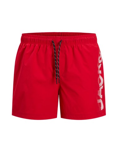 Bañador JACK & JONES JPSTMAUI JJSWIM SPLICE LOGO AKM SN 12275129 Rojo Rojo