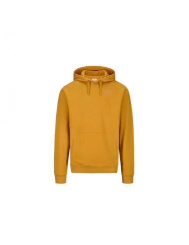 SUDADERA CERRADA CON CAPUCHA HOMBRE KAPPA LOGO GIALO