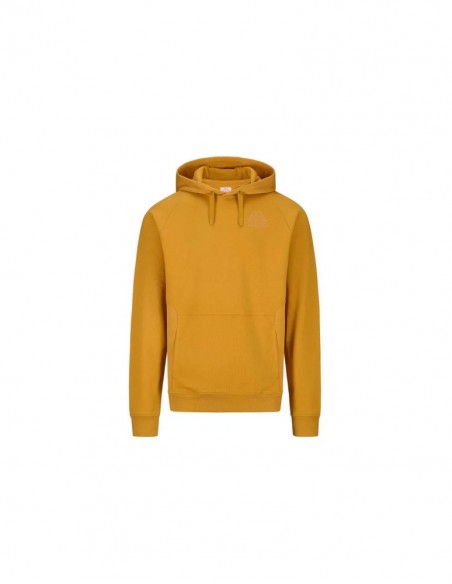 SUDADERA CERRADA CON CAPUCHA HOMBRE KAPPA LOGO GIALO